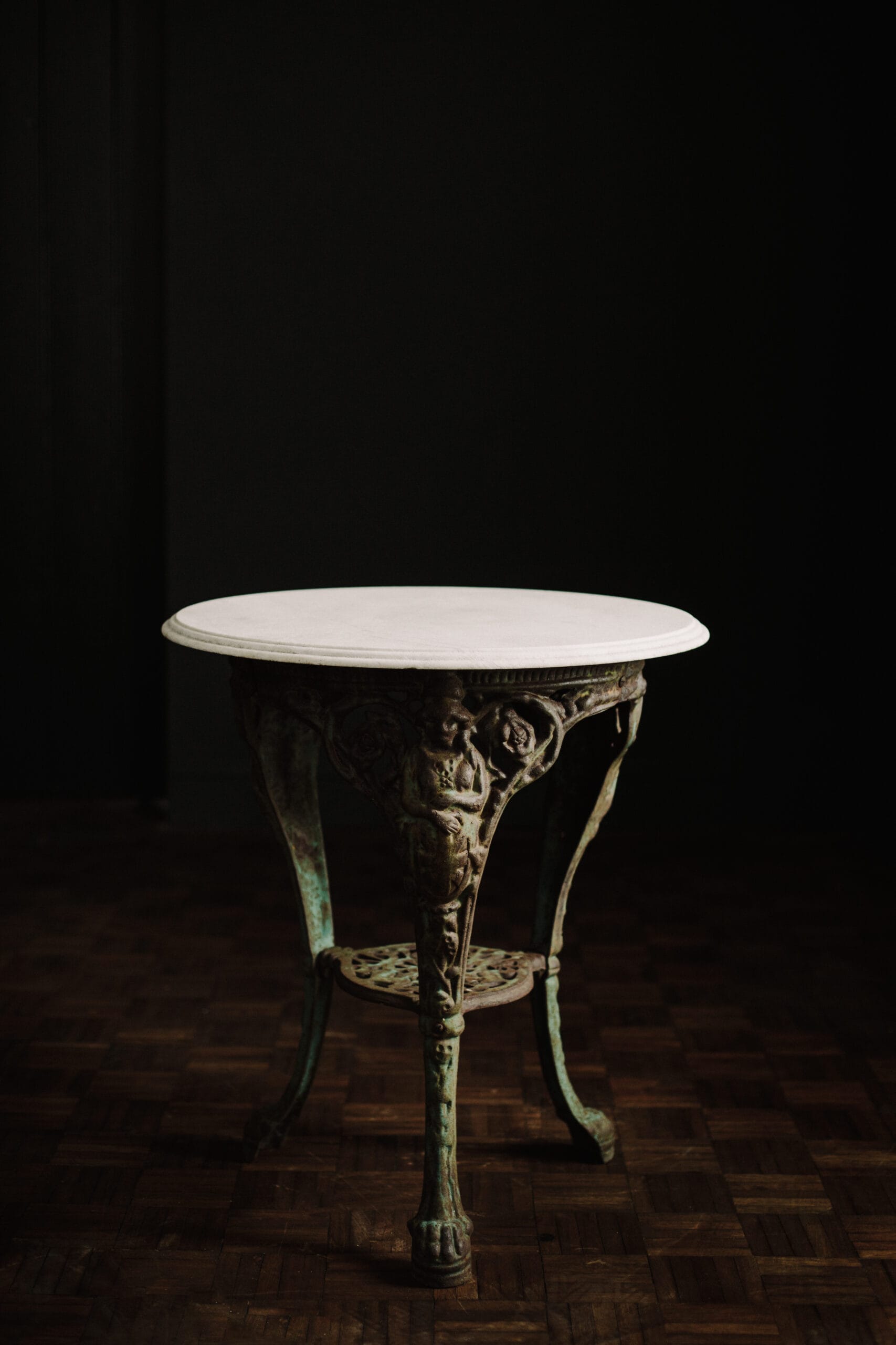 Antique French Marble Top Table - Image 9