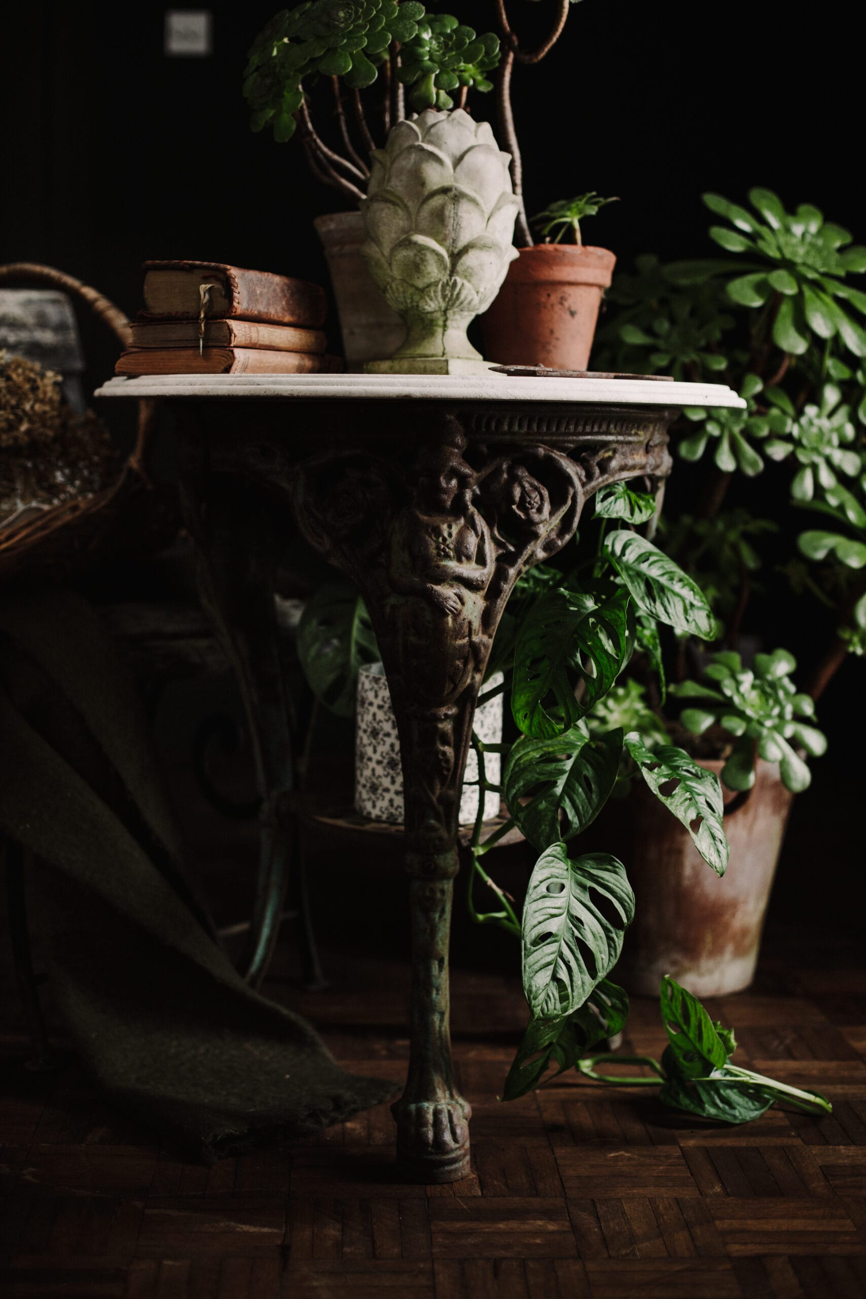 Antique French Marble Top Table - Image 3