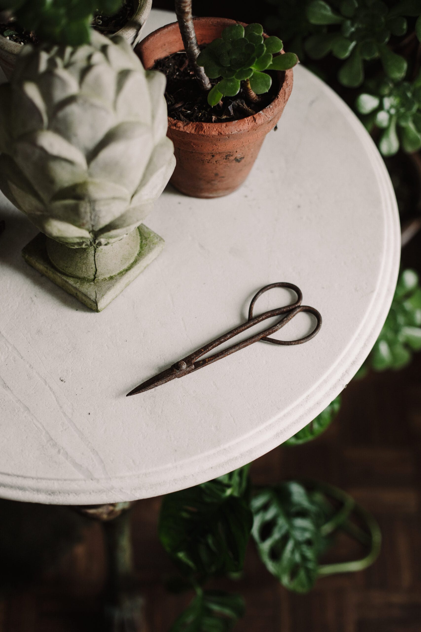 Antique French Marble Top Table - Image 5