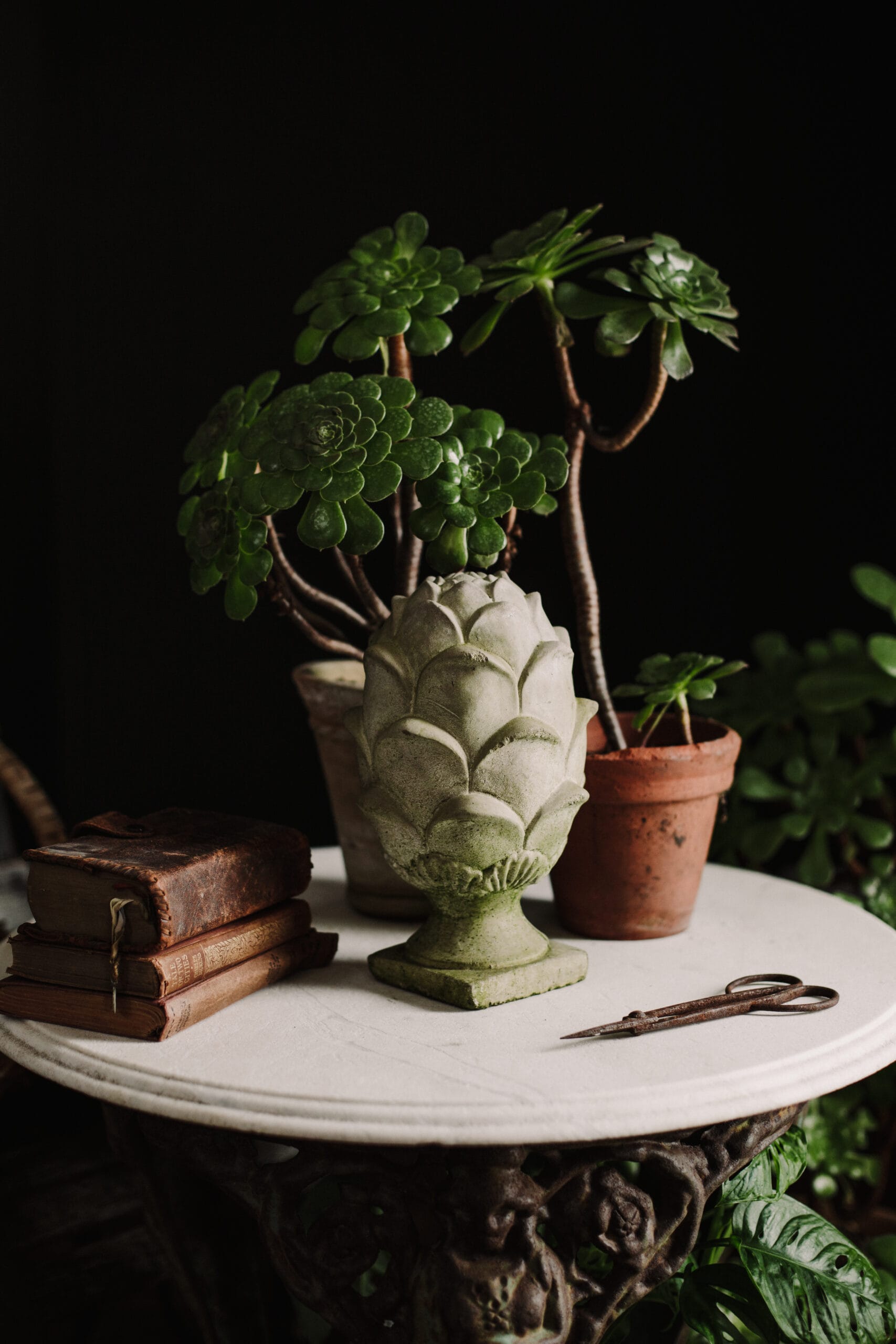 Antique French Marble Top Table