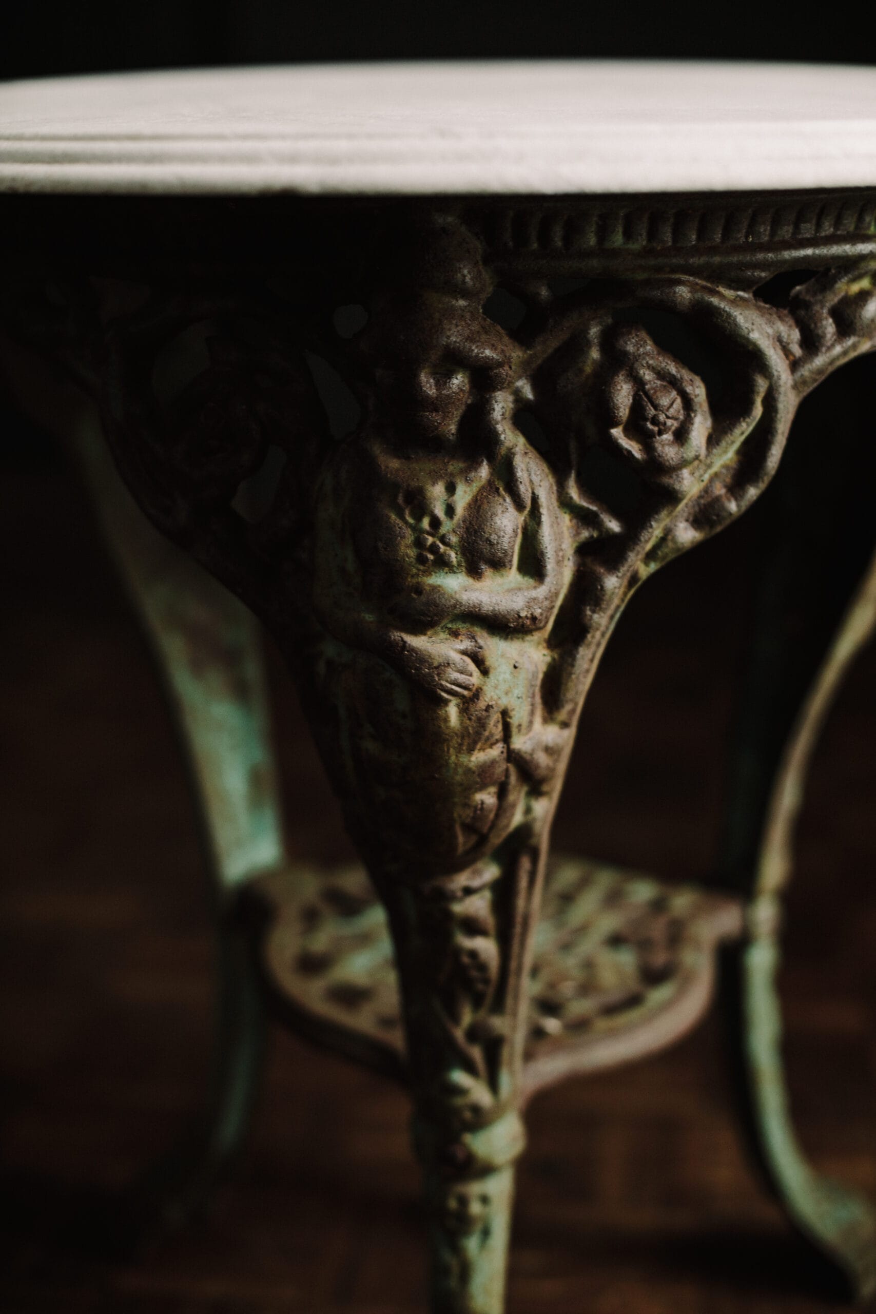 Antique French Marble Top Table - Image 10