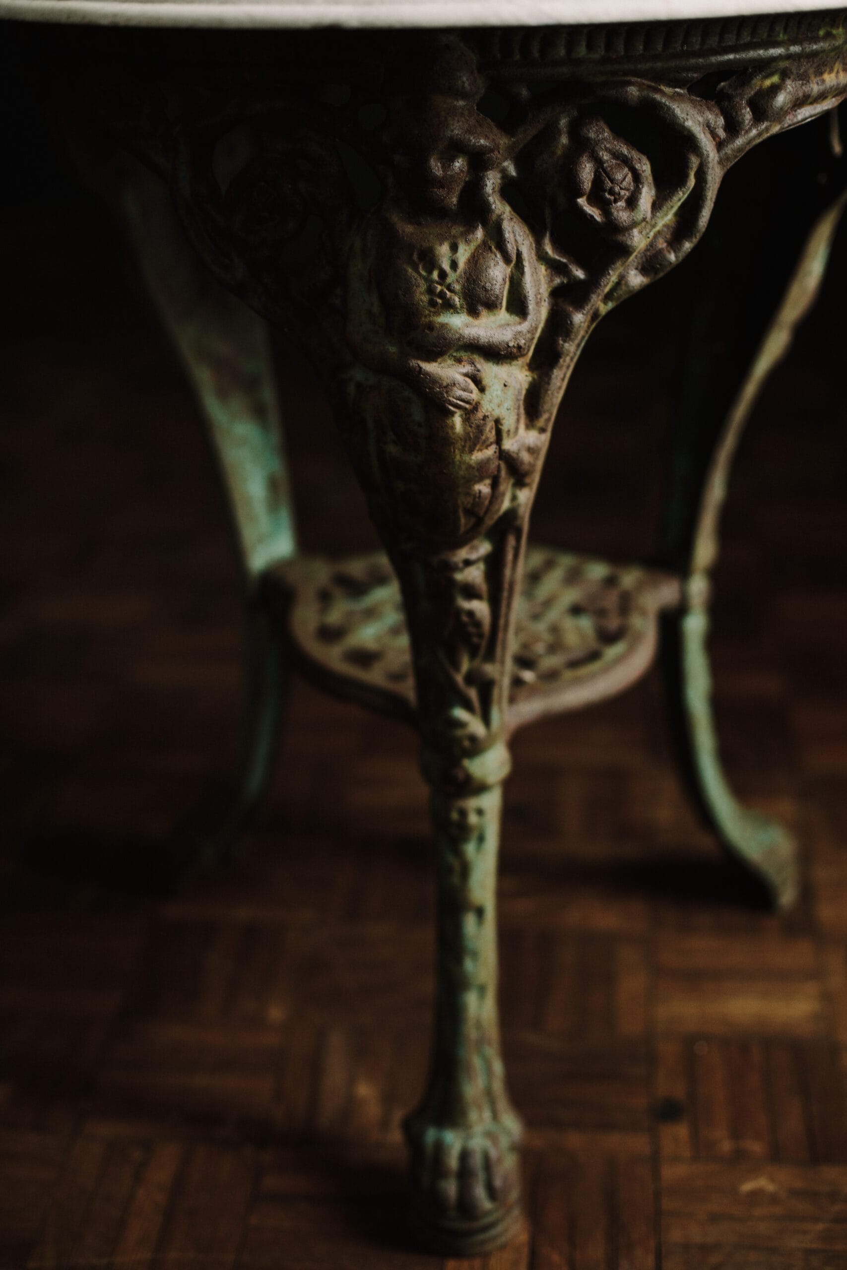 Antique French Marble Top Table - Image 11