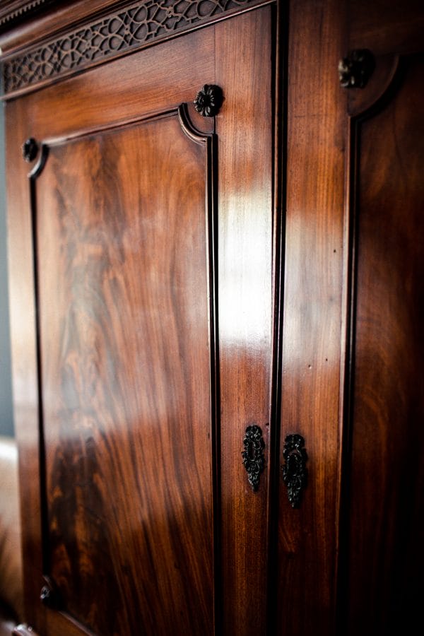 antique mahogany cupboard