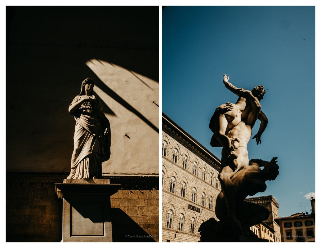 Statues in the Piazza della Signoria
