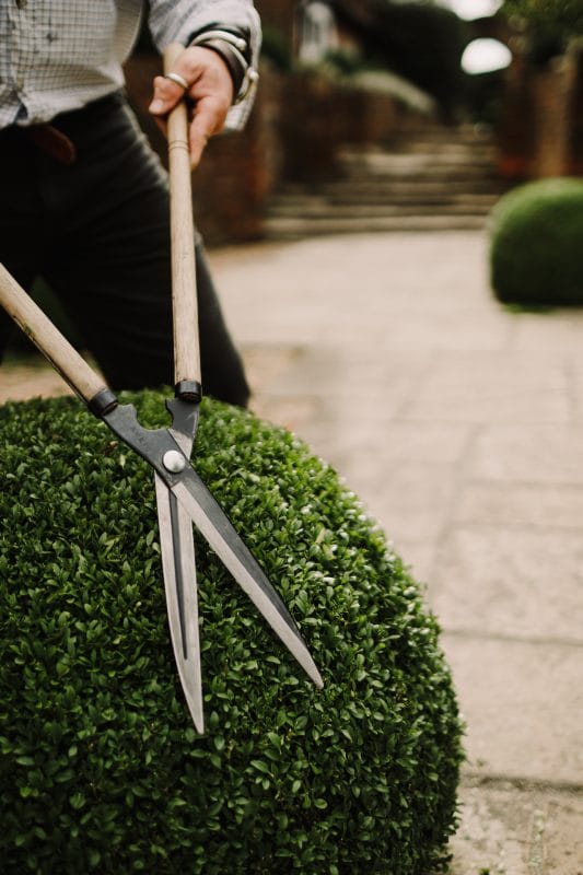 gardening garden design landscaping topiary long handled sheers