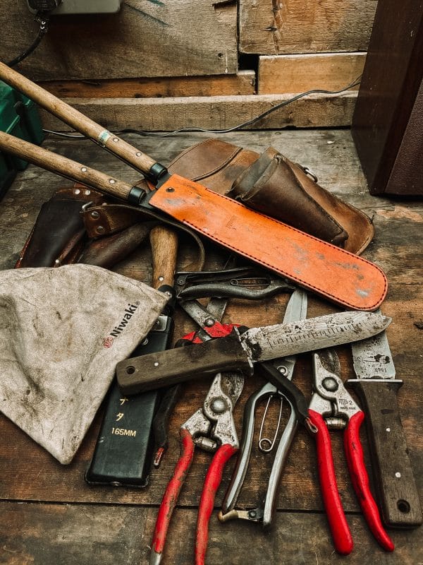 gardening garden design landscaping Surrey tools pruning