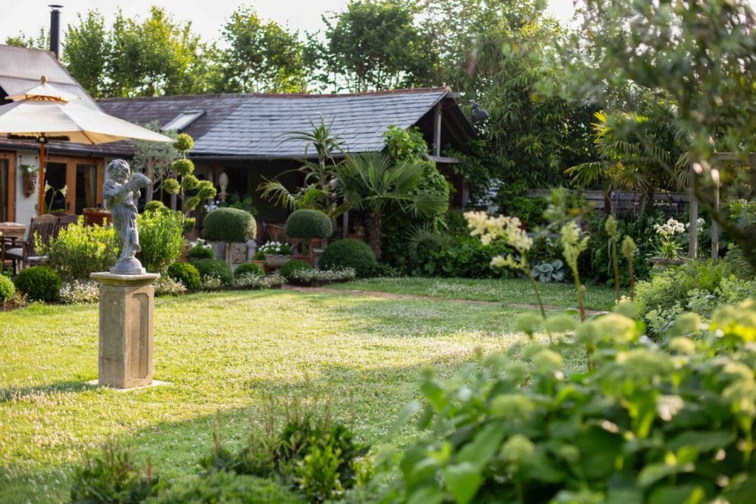 gardening garden design landscaping Surrey West Sussex statue garden art 